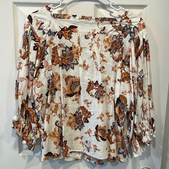 Rachel Rachel Roy Floral Print Women's Top - Picture 6 of 7